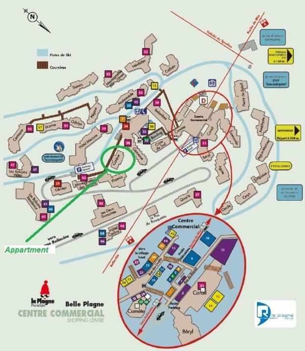 Carene - Belle Plagne - 8 Personnes Apartment ลาปลาญ ภายนอก รูปภาพ